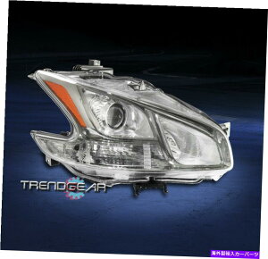 USwbhCg 2009-2014Maxima HalogenvWFN^[̃wbhCgwbhvN[q For 2009-2014 Maxima Halogen Projector Headlight Headlamp Chrome Passenger Right