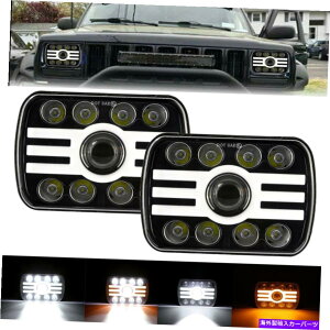 USwbhCg W[vO[YJFord E-100 F-150/250/350/600̂߂7x6 "LEDwbhCgvWFN^[ 7X6" LED Headlight Projector For Jeep Wrangler YJ & Ford E-100 F-150/250/350/600