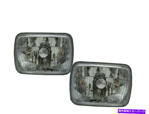 US�w�b�h���C�g Thunderbird 1980-1982�N�[�y2D�N���X�^���w�b�h���C�g�N���� Thunderbird 1980-1982 Coupe 2D Crystal Headlight Chrome for FORD