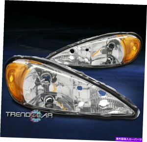 USwbhCg 99 00 01 02 03 04 04 05 Pontiac Grand AMwbhCgwbhvN[ For 99 00 01 02 03 04 05 Pontiac Grand Am Replacement Headlights Headlamp Chrome