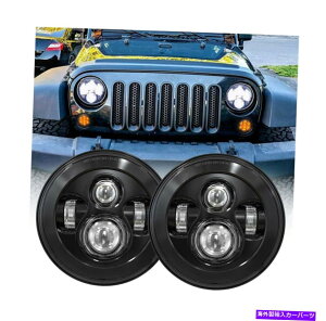 US�w�b�h���C�g gxenogo 7 ''�ی^LED�w�b�h���C�g�̌����AJeep Wrangler J ... GXENOGO 7�f�f Round LED Headlights Replacement, Compatible with Jeep Wrangler J...