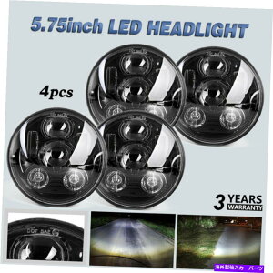 USwbhCg 4PCS 5.75 "LEDwbhCg5-3 / 4EhLEDvWFN^[180W/ᖧr[ 4pcs 5.75" LED Headlight 5-3/4 Round LED Projector 180W High/Low Sealed Beam