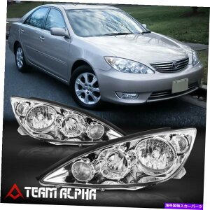 USwbhCg FITS 2005-2006g^J[Chrome / Clear]NX^R[i[wbhCgwbhvv Fits 2005-2006 Toyota Camry[Chrome/Clear]Crystal Corner Headlight Headlamp Lamp