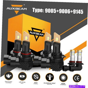USwbhCg Auxbeam Q10 9005 9006 9145 LEDwbhCgd̓W[vOh`FL[05-10 AUXBEAM Q10 9005 9006 9145 LED Headlight Fog Bulb for Jeep Grand Cherokee 05-10