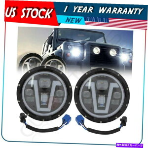 USwbhCg 2{7C`wbhCgEhLEDn[hbg2007-2016W[vO[JK LJ TJ CJ 2X 7Inch Headlights Round LED Halo DOT For 2007-2016 Jeep Wrangler JK LJ TJ CJ