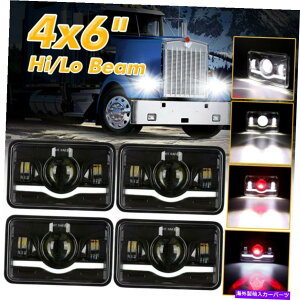 USwbhCg P[Xs[^[rgLEDwbhCgp4{4×6 "357 379 378 HI / LOV[r[DRL 4X 4x6" For Kenworth Peterbilt LED Headlights 357 379 378 Hi/Lo Sealed Beam DRL