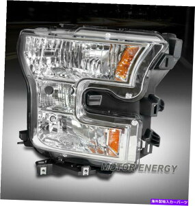 US�w�b�h���C�g 15 16 17�t�H�[�hF150�n���Q���w�b�h���C�g�w�b�h�����v�N���[�����qRH�� FOR 15 16 17 FORD F150 HALOGEN HEADLIGHT HEADLAMP CHROME PASSENGER RIGHT RH SIDE�y���s�A���i�z