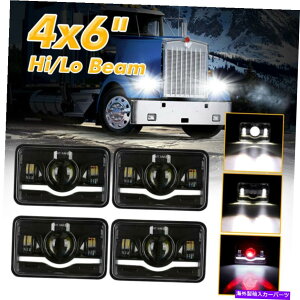USwbhCg 4x 4×6 "LEDwbhCgHi-Low DRL for Kenworth T800 T400 T600 W900B W900B W900L AUXBeam 4X 4x6" Led Headlight Hi-Low DRL for Kenworth T800 T400 T600 W900B W900L AUXBEAM