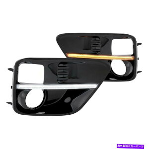 USwbhCg Subaru WRX 15-17[tHOCgJo[WV[PVLED DRL /^[M For Subaru WRX 15-17 Lumen Fog Light Covers w Sequential LED DRL/Turn Signal