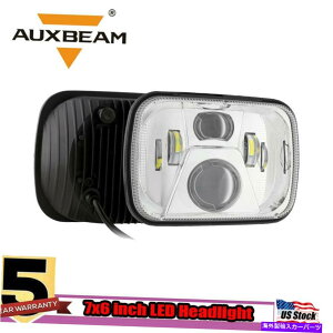 US�w�b�h���C�g Auxbeam�y�A7x6 Hi-LOE LED�w�b�h���C�g�t�B�b�g�V�{���[�G�N�X�v���X�ݕ����o��1500 2500 3500 AUXBEAM Pair 7x6 Hi-Lo LED Headlight Fit Chevy Express Cargo Van 1500 2500 3500�y���s�A���i�z