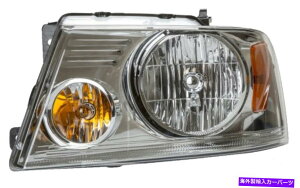 USwbhCg Ford F150 F250 F350̃wbhvAZu^]W.N[g Headlamp Assembly Left Driver Side W. Chrome Trim For FORD F150 F250 F350