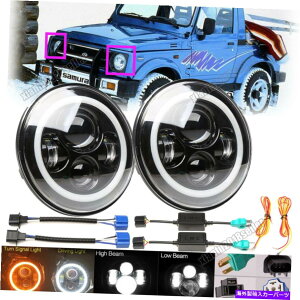 USwbhCg 7 "C`LEDwbhCgnC/[r[DRLwbhvSuzuki Samurai SJ410 1981-95 7"inch LED Headlights Hi/Low Beam DRL Headlamps For Suzuki Samurai SJ410 1981-95