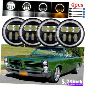 USwbhCg 4s[X5 3/4 "5.75" LEDwbhCgPontiac Gto Grand Prix Firebird̂߂Hi Lo Beam 4pcs 5 3/4" 5.75" LED Headlights Hi Lo Beam for Pontiac GTO Grand Prix Firebird