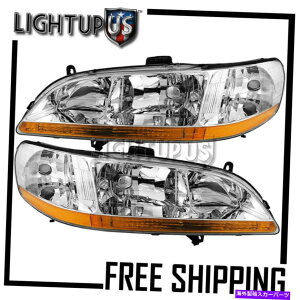 USwbhCg 1998N2000Ñz_AR[hN[ỹwbhCg - ȆʃyA Headlights for 1998-2000 HONDA ACCORD COUPE - Left Right Sides Pair