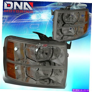 US�w�b�h���C�g 07-14 Silverado GMT900�̉��n�E�W���O�w�b�h�����v���ߐF�̔��ˋ� FOR 07-14 SILVERADO GMT900 SMOKE HOUSING HEADLAMP AMBER REFLECTOR CORNER LIGHTS�y���s�A���i�z
