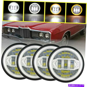 USwbhCg 4PCSvWFN^[5.75u5-3 / 4vC`LEDwbhCgFord Ltd̂߂Hi-Lor[ 4PCS Projector 5.75" 5-3/4" inch LED Headlights Sealed Hi-Lo Beam For Ford LTD
