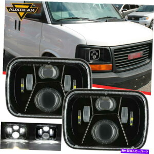 USwbhCg Jeep Cherokee XJ YJ Ford GMCpAuxbeam 5x7 "7x6" LEDvWFN^[wbhCgDRL AUXBEAM 5X7" 7x6" LED Projector Headlights DRL For Jeep Cherokee XJ YJ Ford GMC