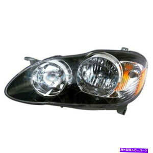 US�w�b�h���C�g Capa for 05-08 Corolla S XR XRS�w�b�h���C�g�w�b�h�����v�t�����g�w�b�h���C�g�����v�h���C�o CAPA For 05-08 Corolla S XR XRS Headlight Headlamp Front Head Light Lamp Driver�y���s�A���i�z