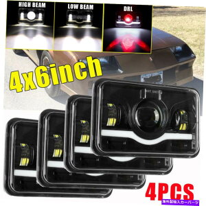 USwbhCg Chevrolet Camaro Chevy C10 C20p4s[X4 "x6" LEDwbhCgProjector Hi-Lo DRL 4PCS 4"x6" LED Headlights Projector Hi-Lo DRL For Chevrolet Camaro Chevy C10 C20