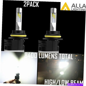 USwbhCg AbƖLED 9007 HDCgdAX[p[XEhgbvA_[NX|bgȂ Alla Lighting LED 9007 hd-light Light Bulb,Super slim round top,No dark spot