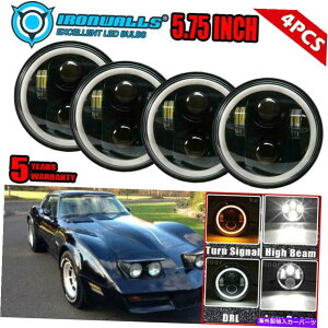 US�w�b�h���C�g 4�s�[�X5.75 �C���`5 3/4���E���hLED�w�b�h���C�gH5006�����r�[���G���W�F���A�C�����O�����v 4pcs 5.75inch 5 3/4 Round LED Headlight H5006 Sealed Beam Angel Eye Ring Lamp