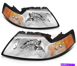 USwbhCg wbhCgAZu1999-2004tH[h}X^OpPower 1 Headlights Assembly For 1999-2004 Ford Mustang Replacement Power One Pair