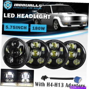 USwbhCg 4{5.75u5-3 / 4vLEDwbhCg1970-1981 Fiat 124 131̂߂̂ɂ/ loV[r[hbg 4X 5.75" 5-3/4" LED Headlights Hi/Lo Sealed Beam DOT for 1970-1981 Fiat 124 131