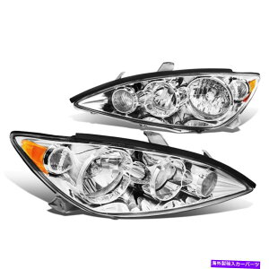 USwbhCg N[nEWOwbhCgAo[R[i[TChvLbg05-06g^JXV30 CHROME HOUSING HEADLIGHT AMBER CORNER SIDE LAMP KIT FOR 05-06 TOYOTA CAMRY XV30