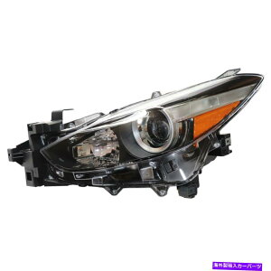 US�w�b�h���C�g Mazda 3 Sedan Hatchback�w�b�h���C�g�h���C�o�[���T�C�h�����v�����YOEM�p2017 2018 2017 2018 for MAZDA 3 SEDAN HATCHBACK HEADLIGHT DRIVER LEFT SIDE LAMP LENS OEM