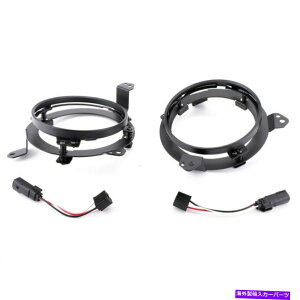 USwbhCg 2018 Wrangler JL Â߂̃yA}EguPbg7inch LEDwbhCgEhO Pair Mounting Bracket 7inch LED Headlight Round Ring For 2018 Wrangler JL A