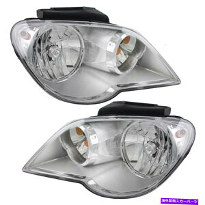 US�w�b�h���C�g 07-08 Chrysler Pacifica�n���Q�������v�Z�b�g5113061AE 5113060AE�̃y�A�w�b�h���C�g Pair Headlights for 07-08 Chrysler Pacifica Halogen Lamp Set 5113061AE 5113060AE