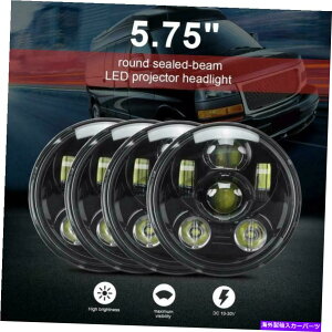 USwbhCg tH[ĥ߂4s[Xhbg5.75 "5 3/4"C`LEDwbhCgHi-LoV[r[vWFN^[ 4pcs DOT 5.75" 5 3/4" Inch LED Headlights Hi-Lo Sealed Beam Projector For Ford