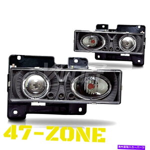 USwbhCg Chevy GMC C10gbNHaloNAvWFN^[YubNnEWOwbhCgvp For Chevy GMC C10 Truck Halo Clear Projector Lens Black Housing Head Light Lamp