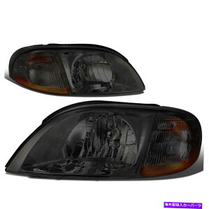USwbhCg 1999N2003NtH[hEBhXX^[wbhCgwbhvv+EX[NIW For 1999-2003 Ford Windstar Headlight Headlamp Lamps Left + Right Smoked Amber