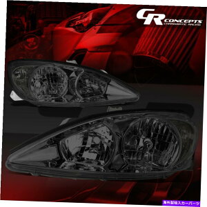 USヘッドライト 2002年から2004年 - トヨタカムリXV30のペアスモークハウジングクリアサイドヘッドライトランプ PAIR SMOKED HOUSING CLEAR SIDE HEADLIGHT LAMPS FOR 2002-2004 TOYOTA CAMRY XV30