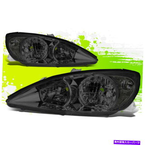 USwbhCg g^J[02-04̂߂̍HX^C̃nQwbhCgv02-04X[NNAyA Factory Style Halogen Headlight Lamps for Toyota Camry 02-04 Smoked Clear Pair