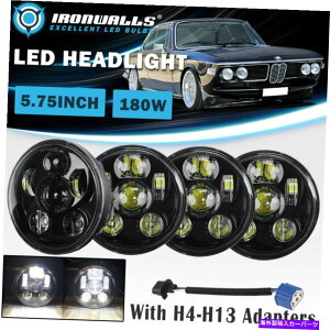 USwbhCg 4s[X5.75 "5-3 / 4"C`LEDwbhCg1969-1988 BMŴ߂̍/ᖧr[hbg 4Pcs 5.75" 5-3/4" inch LED Headlights High/Low Sealed Beam DOT for 1969-1988 BMW