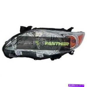 US�w�b�h���C�g 2011�N - 2013�h���C�o�[�T�C�h�g���^�J���[���t�����g�w�b�h���C�g�A�Z���u���̌��� for 2011 - 2013 driver side Toyota Corolla Front Headlight Assembly Replacement�y���s�A���i�z