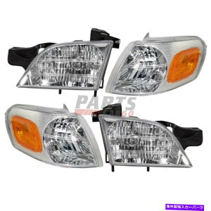 US�w�b�h���C�g �V����4 PC�Z�b�g�w�b�h���C�g���V�O�i���}�[�J�[�����v��1997-2005�V�{���[�x���`���[�Ɏ��܂� NEW 4 PC SET HEADLIGHTS & SIGNAL MARKER LAMPS FITS 1997-2005 CHEVROLET VENTURE�y���s�A���i�z