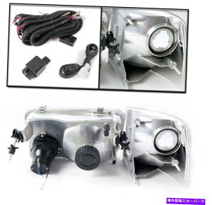 USwbhCg 1993-1997tH[hW[gbNN[wbhCg+vWFN^[tHOvW / LED DRLyA 1993-1997 FORD RANGER TRUCK CHROME HEAD LIGHTS+PROJECTOR FOG LAMP W/LED DRL PAIR