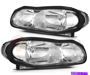 USwbhCg tBbg1998-2002V{[J}Z28tgNAwbhvCgyA Fits 1998-2002 Chevrolet Camaro Z28 Front Clear Headlamp Lights Replacement Pair