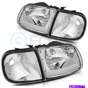US�w�b�h���C�g �w�b�h���C�g��1997-2003�t�H�[�hF-150�w�b�h�����v�A�Z���u���O�ʃ��C�g�y�A�ɍ��� Headlights Fits 1997-2003 Ford F-150 Headlamp Assembly Front Side Light Pair�y���s�A���i�z