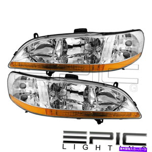 USwbhCg 2001-2002z_AR[hN[yZ_ - Eǂ̃yÃwbhCg Headlights for 2001-2002 HONDA ACCORD COUPE SEDAN - Left Right Sides Pair