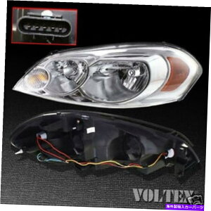 US�w�b�h���C�g 2007-2012�V�{���[�C���p���w�b�h���C�g�����v���������Y�V�{���[�n���Q���h���C�o�[���c���Ă��� 2007-2012 Chevrolet Impala Headlight Lamp Clear lens Chevy Halogen Driver Left�y���s�A���i�z
