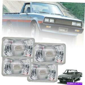 USwbhCg Mitsubishi Mighty Max L200sbNAbv1978-1986̂߂H4wbhCgtgv4 H4 Head Light Front Lamp 4 PCs For Mitsubishi Mighty Max L200 Pickup 1978-1986