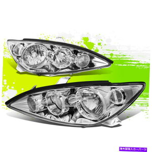 USヘッドライト トヨタカムリXV30 05-06 Chrome Clear L + Rのファクトリースタイルのハロゲンヘッドライト Factory Style Halogen Headlights for Toyota Camry XV30 05-06 Chrome Clear L+R