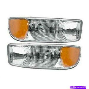 US�w�b�h���C�g �V�����n���Q���w�b�h�����v�A�Z���u��2���E�T�C�h�t�B�b�gGMC Sierra 1500 New Halogen Head Lamp Assembly Set of 2 Left & Right Side Fits GMC Sierra 1500