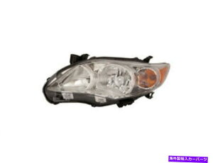 USwbhCg  - 2013N̂߂̉^]ґ̃wbhCgAZuBytota Corolla 2012 D589JJ Left - Driver Side Headlight Assembly For 2011-2013 Toyota Corolla 2012 D589JJ