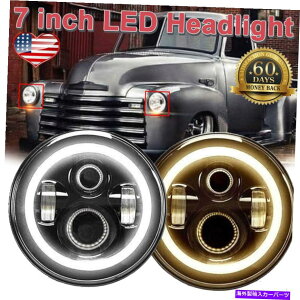 US�w�b�h���C�g �y�A7 �C���`�̃N���[��LED�w�b�h���C�gHI / LO�r�[���t�B�b�gGMC Jimmy 1973-1980 C15 C25 C35 Pair 7 Inch Cree LED Headlights HI/LO Beam Fits GMC Jimmy 1973-1980 C15 C25 C35�y���s�A���i�z