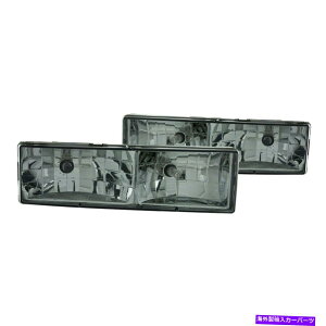 USwbhCg Anzo Euro Crystal Headlights 1992-1999 GMC Suburban Yukon 111061 Anzo Euro Crystal Headlights Set Chrome for 1992-1999 GMC Suburban Yukon 111061
